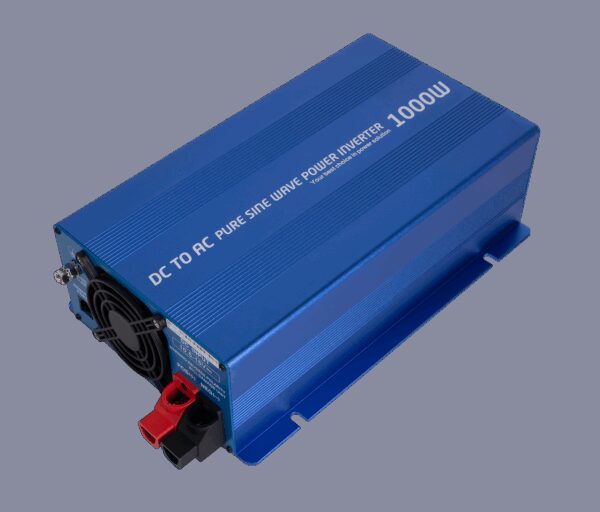 INVERTER 12V 1000W Ren sinus m/fjernkontroll