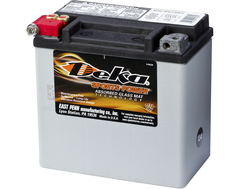 DEKA MC Batteri 12V 12AH 220CCA (150x88x145mm) +venstre 1 DEKA MC Batteri 12V 12AH 220CCA (150x88x145mm) +venstre