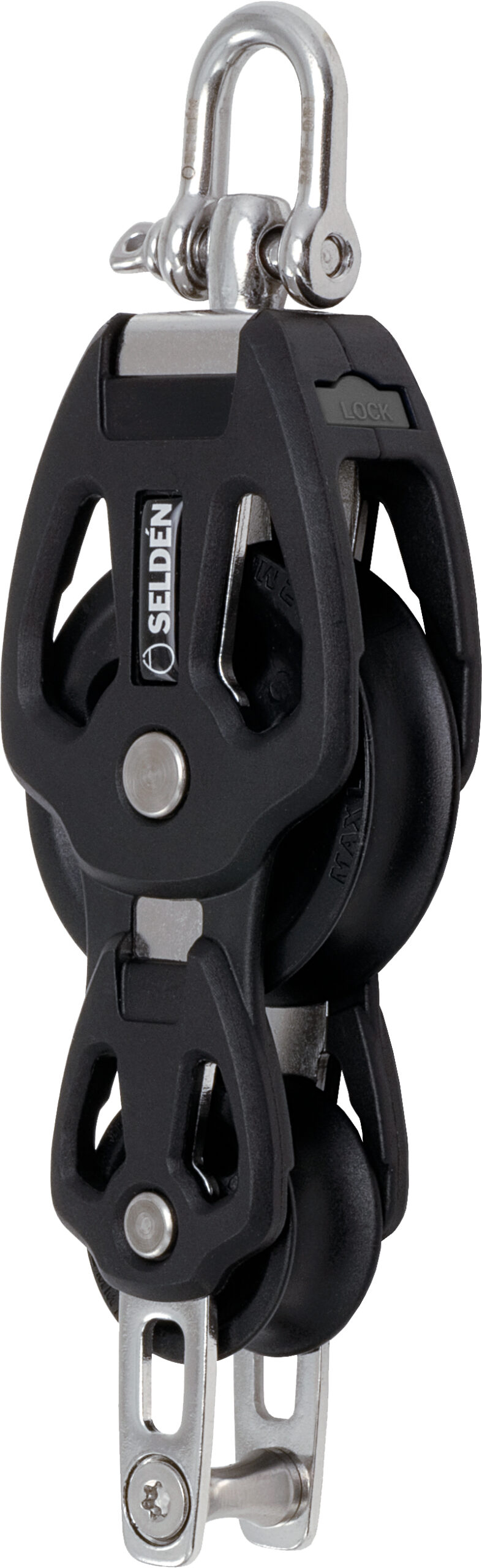 Seldén Blokk PBB50 fiol/hv. 1 Seldén Blokk PBB50 fiol/hv.