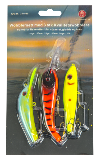 Osean Wobblersett - 3pk - 10gr - 15gr - 25gr