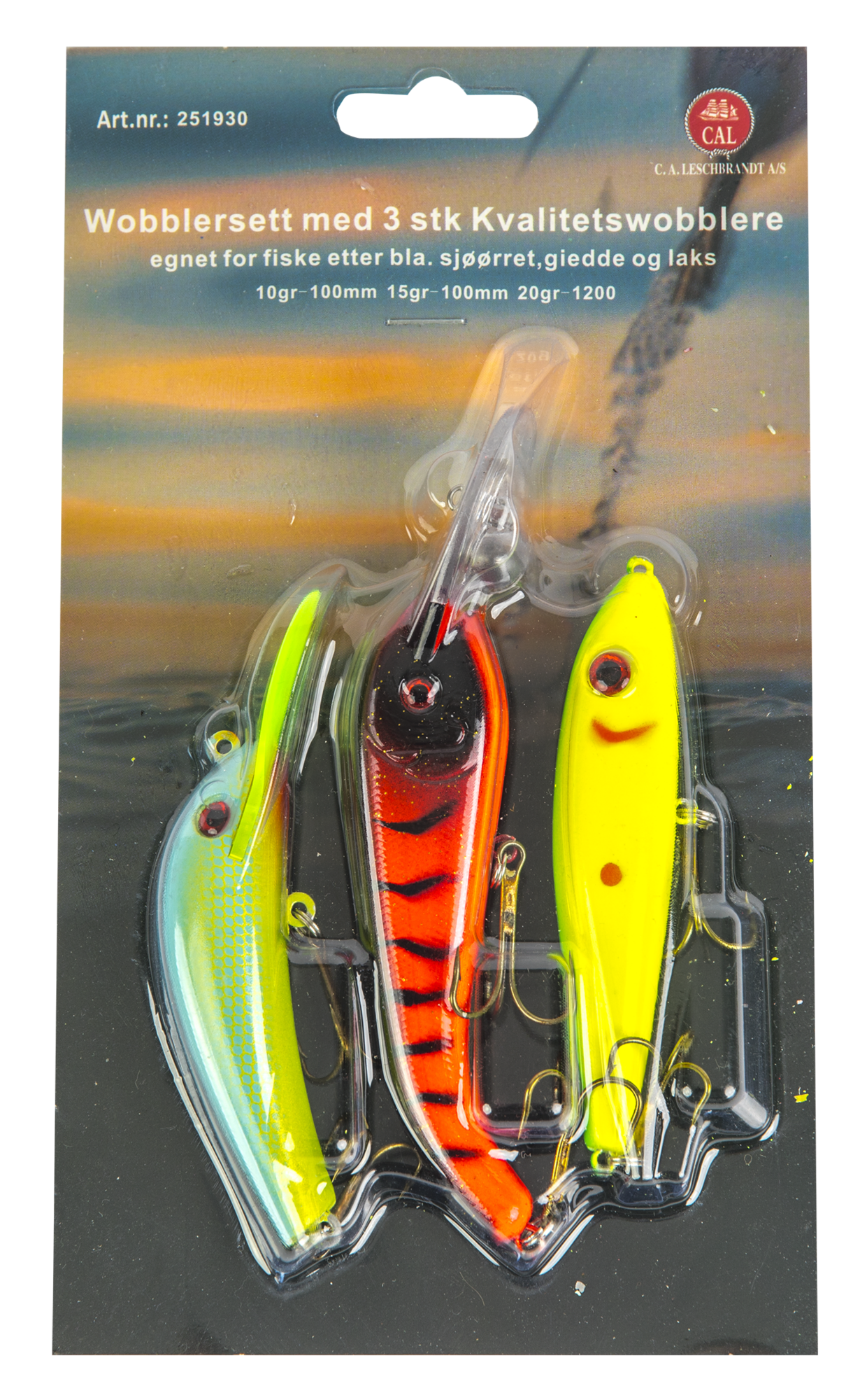 Osean Wobblersett - 3pk - 10gr - 15gr - 25gr 1 Osean Wobblersett - 3pk - 10gr - 15gr - 25gr