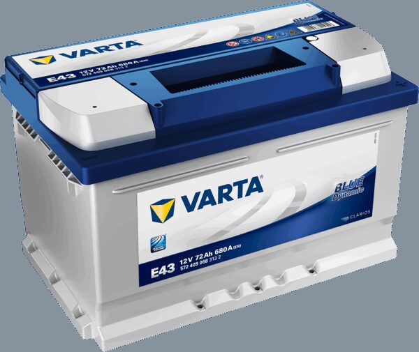 VARTA Blue Dynamic Batteri 12V 72AH 680CCA (278x175x175/175mm) +høyre E43