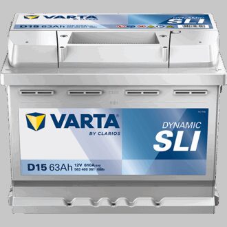 VARTA Silver Dynamic Batteri 12V 63AH 610CCA (242x175x190/190mm) +høyre D15