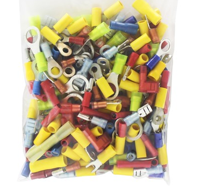 Diverse kabelsko usortert 320 stk 1 Diverse kabelsko usortert 320 stk