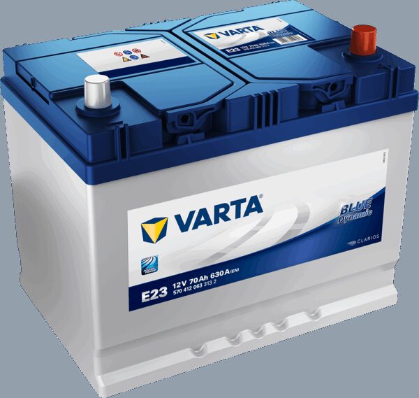 VARTA Blue Dynamic Batteri 12V 70AH 630CCA (261x175x200/220mm) +høyre E23