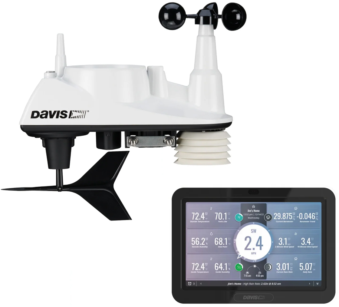 Davis Vantage Vue værstasjon m/WeatherLink Console 1 Davis Vantage Vue værstasjon m/WeatherLink Console