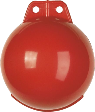 Danfender Garnblåse - 160 mm - PVC - Rød