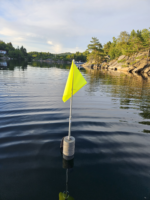 Apaja Flaggbøye - 240cm - For garn og teiner