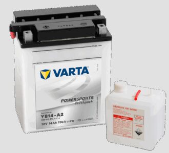 VARTA MC Batteri 12V 14AH 190CCA (136x91x168mm) +venstre YB14-A2