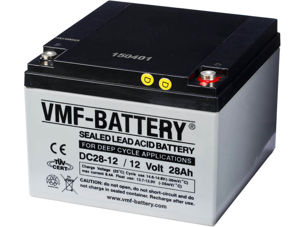 31b59275-feb5-4610-a336-ccf614f10330 VMF AGM Batteri 12V 28AH (tilsvarer Ritar RT12280) - Bilde 1