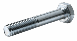 Sekskantbolt ISO 4014 delgjenget elforsinket (FZB) 8.8