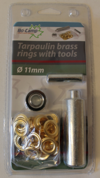 Osean Maljesett - 20stk - Messing - 11 mm - m/ verktøy