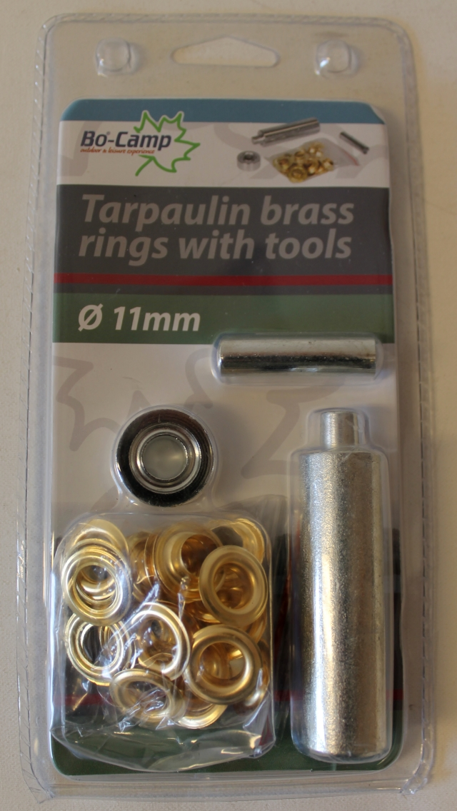 Osean Maljesett - 20stk - Messing - 11 mm - m/ verktøy 1 Osean Maljesett - 20stk - Messing - 11 mm - m/ verktøy