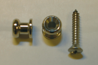 Osean Kalesjeknapp - Forniklet messing - 10 mm