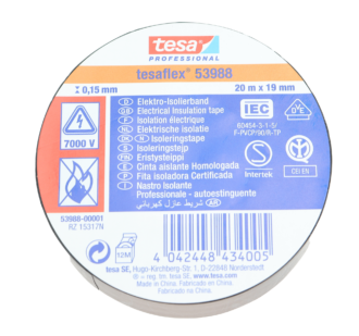 Tesaflex - Elektrotape - 19 mm x 20 meter