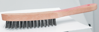 Vorel Stålbørste - Tre - 4 rader