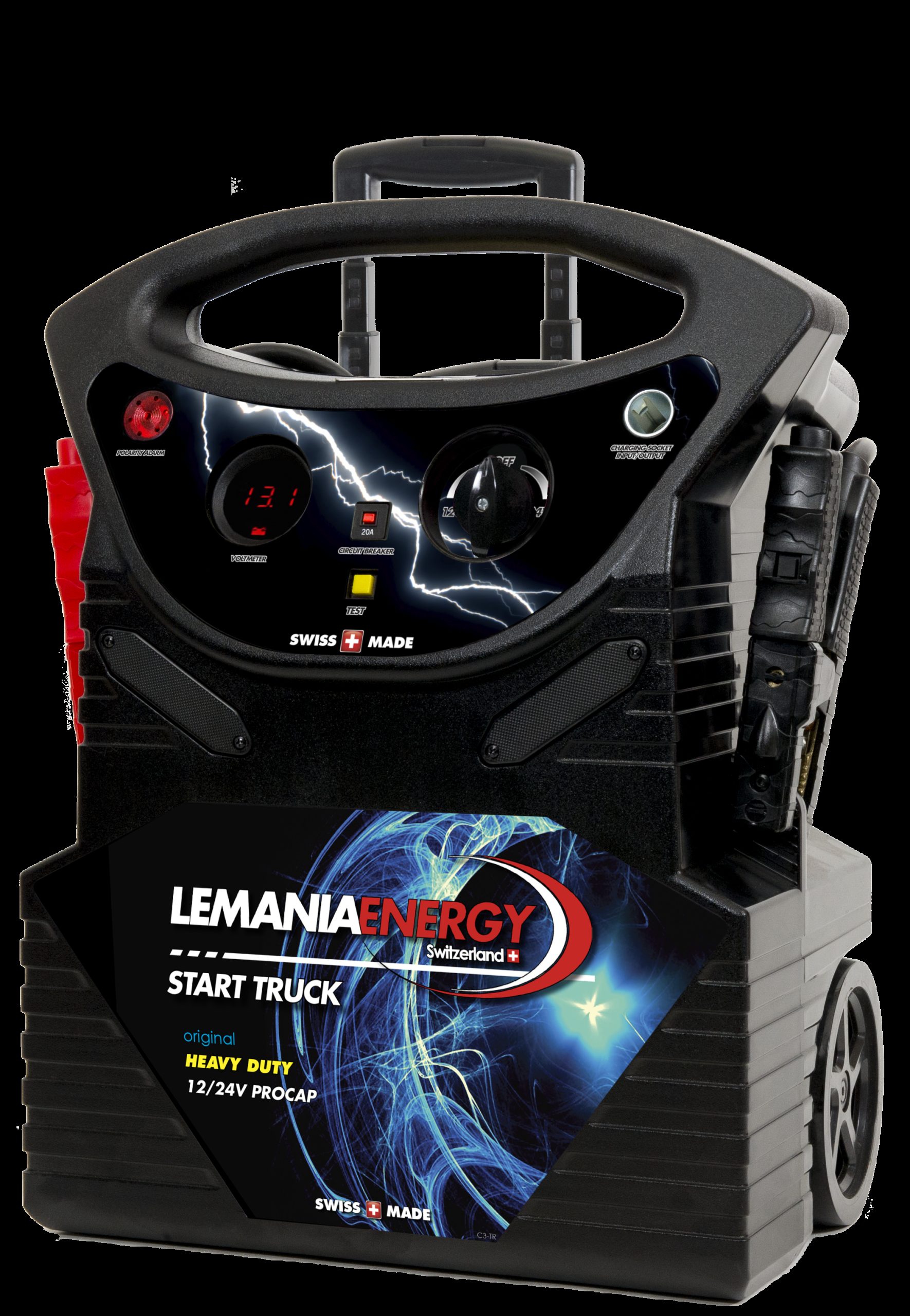 LEMANIA PROCAP Startbooster Proff 12/24V 4000A 1 LEMANIA PROCAP Startbooster Proff 12/24V 4000A