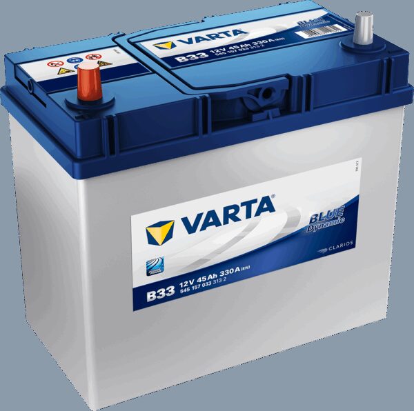 VARTA Blue Dynamic Batteri 12V 45AH 330CCA (238x129x200/227mm) +venstre B33