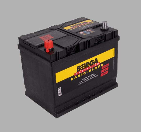 BERGA Basic Block 12V 68AH 550CCA (261/175/220mm)