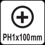 Yato Phillps skrutrekker - Stjerneskrutrekker - PH1x100mm - Bilde 2