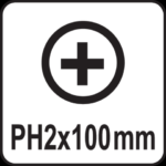 Yato Phillps skrutrekker - Stjerneskrutrekker - PH2x100mm - Bilde 2