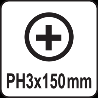 Yato Phillps skrutrekker - Stjerneskrutrekker - PH3x150mm