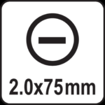 Yato Flat skrutrekker - Flatskrutrekker - 2x75mm