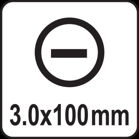 Yato Flat skrutrekker - Flatskrutrekker - 3x100mm 2 Yato Flat skrutrekker - Flatskrutrekker - 3x100mm - Bilde 2