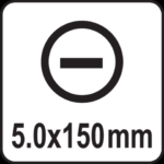 Yato Flat skrutrekker - Flatskrutrekker - 5x150mm - Bilde 2