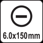 Yato Flat skrutrekker - Flatskrutrekker - 6x150mm - Bilde 3