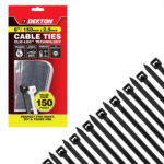 Strips sort 2,5x150mm 150stk - uV - 8kg - 35mm Ø - Bilde 3