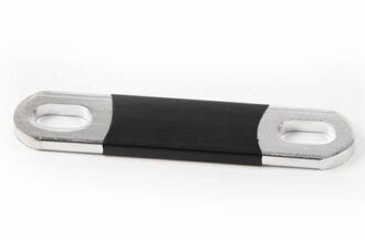 Skinneforbindelse 100mm lengde - 20mm bredde - 3mm tykkelse - 6mm hull (M6)