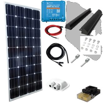 Skanbatt Basic 200w Short m/ Victron Smart solar MPPT m/blåtann