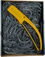 CAL Lyr - 1,5 mm x4 - Grå - 27x3 meter - 63 mm