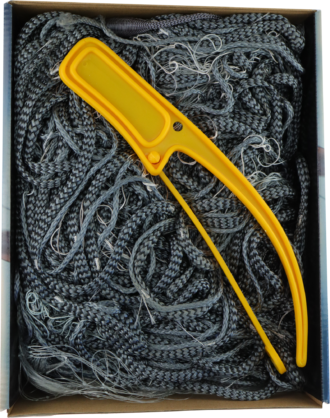 CAL Lyr - 1,5 mm x4 - Grå - 27x3 meter - 63 mm