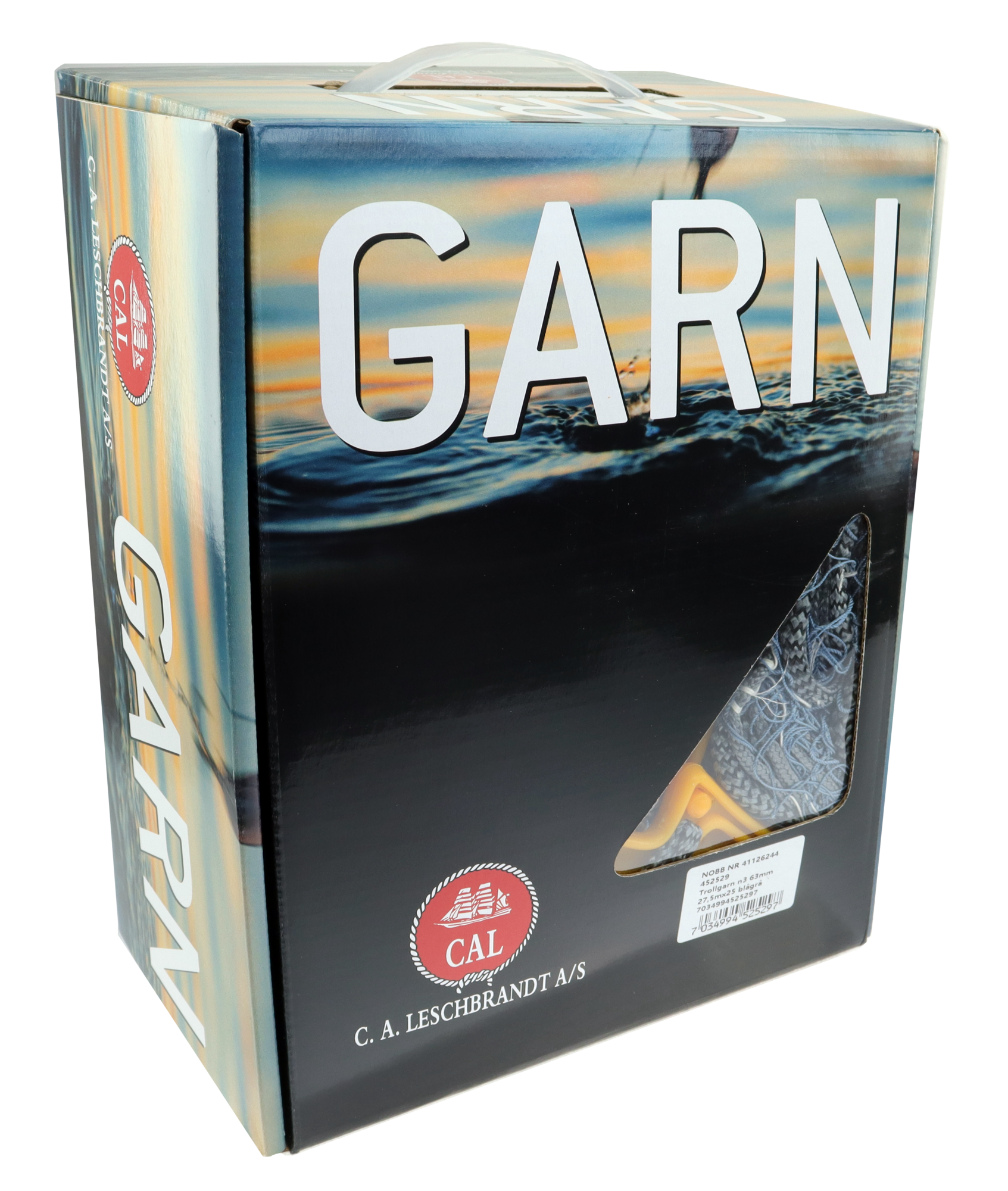 CAL Trollgarn - Nylon nr 3 - 27,5x25 meter - 63 mm 1 CAL Trollgarn - Nylon nr 3 - 27,5x25 meter - 63 mm