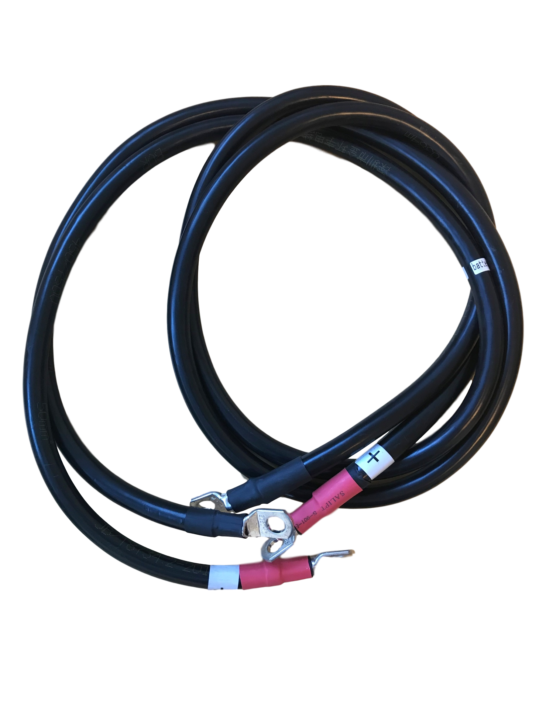 Batterikabel 2x50mm2 m/8mm 140cm
