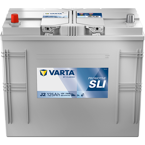 VARTA Promotive SLI Batteri 12V 125AH 720CCA (349x175x270/290mm) +venstre J2