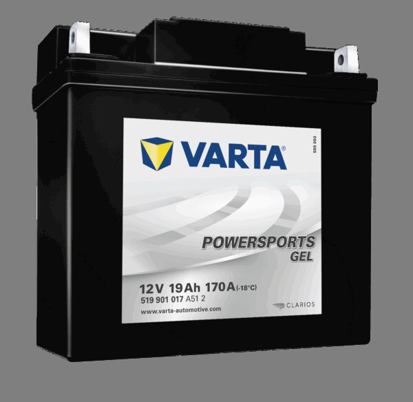 VARTA GEL MC Batteri 12V 19AH 170CCA (186x82x173mm) +høyre