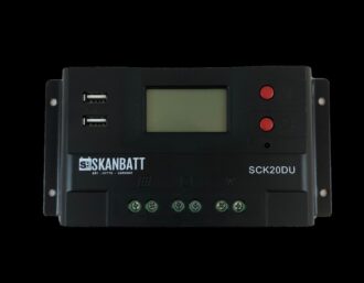 SKANBATT Solcelleregulator PWM 12/24V 20A (SCK20DU)
