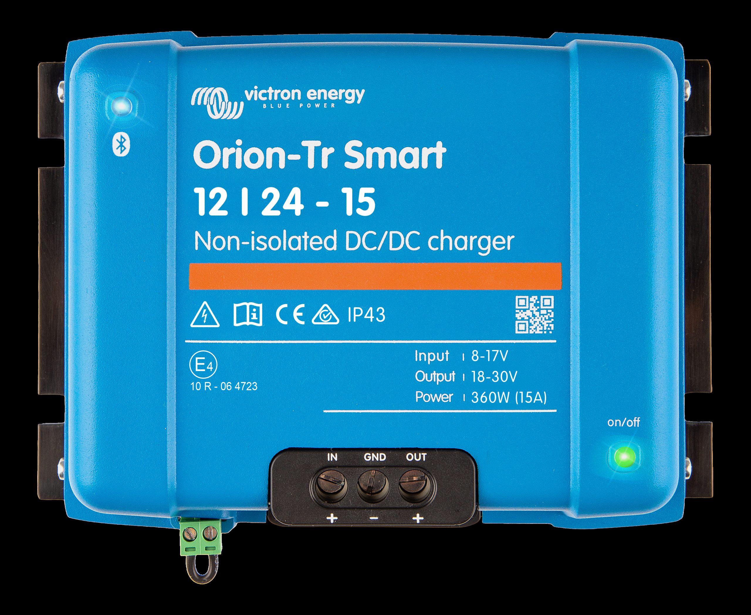 VICTRON Orion TR Smart DC-DC Lader 12>24V 15A (Ikke isolert)