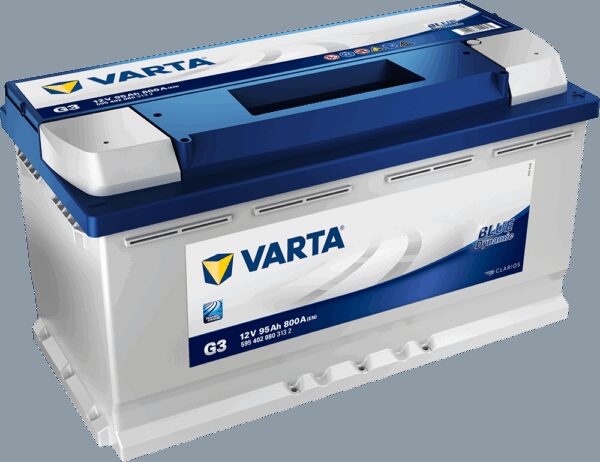 VARTA Blue Dynamic Batteri 12V 95AH 800CCA (353x175x190/190mm) +høyre G3