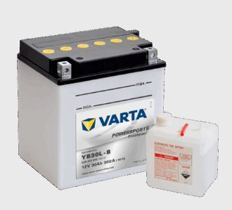 VARTA MC Batteri 12V 30AH 300CCA (168x132x176mm) + høyre YB30L-B
