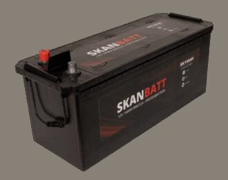 SKANBATT Fritidsbatteri 12V 140AH 800CCA (513x189x203/223mm) +venstre