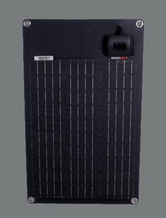 SKANBATT Fleksibelt Solcellepanel 18W - ETFE - 465x285x3mm