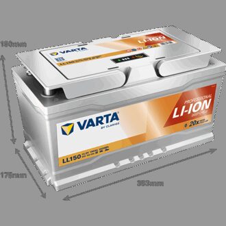 Varta Lithium LL150 12V 150Ah - Bluetooth (353x175x190mm)