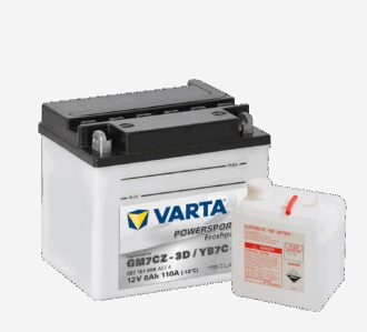 VARTA MC Batteri 12V 7AH 110CCA (130x90x114mm) +høyre YB7C-A (508101)