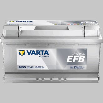 VARTA Dynamic EFB Batteri 12V 95AH 850CCA (353x175x190/190mm) +høyre N95
