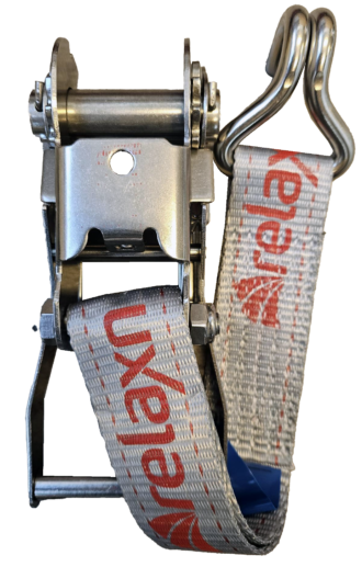 CAL Lastestrammer/Jekkestropp - Rustfri - 3 Tonn - 50mm x 8m