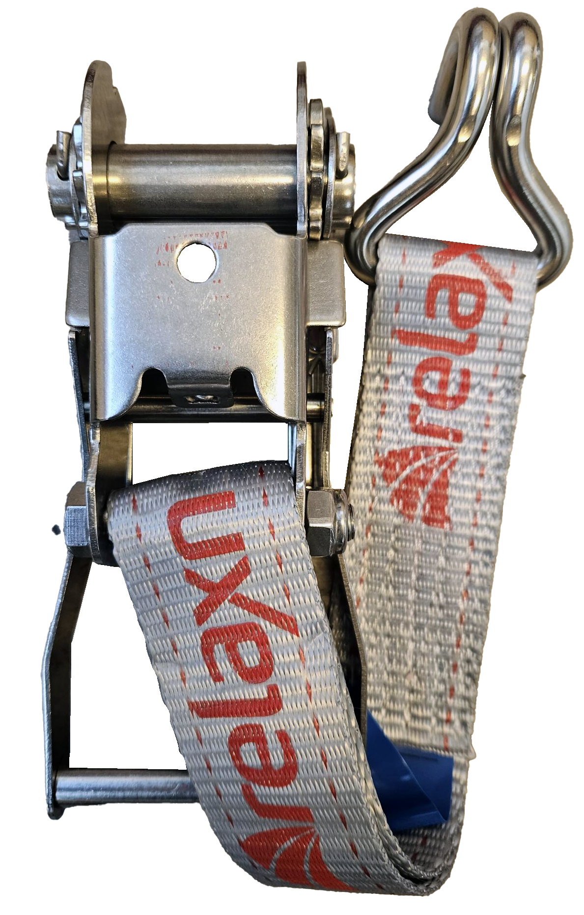 CAL Lastestrammer/Jekkestropp - Rustfri - 3 Tonn - 50mm x 8m 1 CAL Lastestrammer/Jekkestropp - Rustfri - 3 Tonn - 50mm x 8m